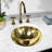 Nantucket Sinks Brightwork Home 12.75 " Circular Bathroom Sink and Overflow Hole