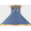 Highclere Flush Mount in Aged Brass and Off-White by Mark D. Sikes-1779793245-1779793247