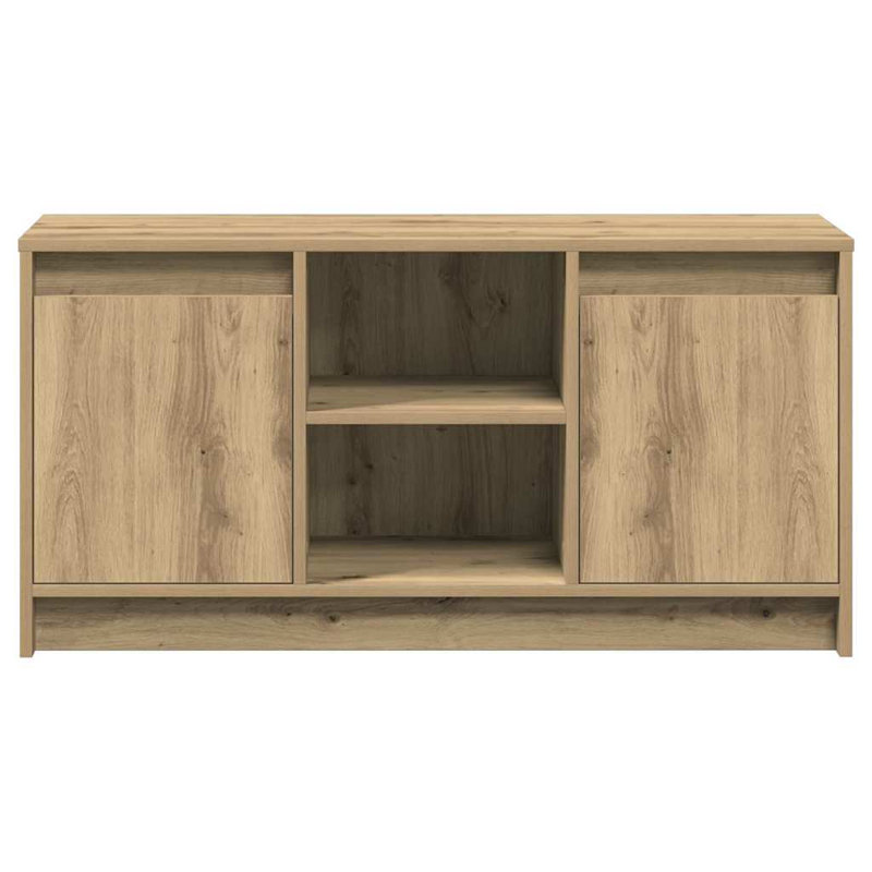 TV Cabinet 100 X 34 X 50 Cm Engineered Wood, Natural