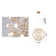 70 - Light Unique Gold Honeycomb ORB Dimmable LED Chandelier With White Acrylic Diffusers