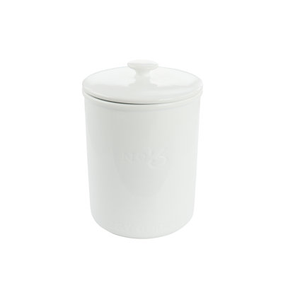 Simply White Porcelain China Jar