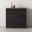 Zyannah High-quality Modern Nightstand,Glass Top-95304736