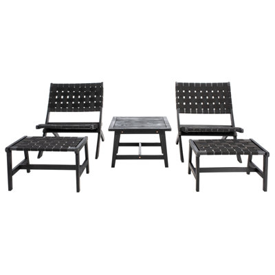 2-Person Acacia Patio Seating Group