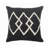 Modern Tufted Diamonds Cotton Throw Pillow