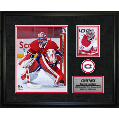Cadre photo Carey Price 12,5 x 15 Canadiens de Montréal
