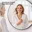 24" Round Metal Frame Shatterproof Wall Mount Mirror-110252313-110252315