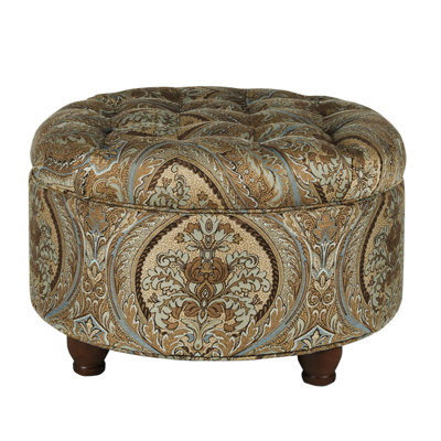 Colma Velvet Ottoman