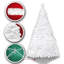 Arbre de Noël artificiel pin blanc-486524162