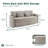 92" W Upholstered Storage Sofa-160587695