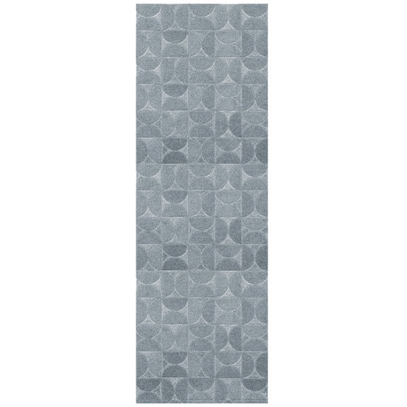 Ground Control Area Rug, Gray, Runner 2'7" x 13'1"