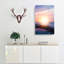 Sun Upon The Mountain In Abstract - Wrapped Canvas-55339492