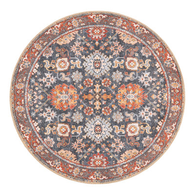 Mackenson Performance Chenille Floral Indoor Rug