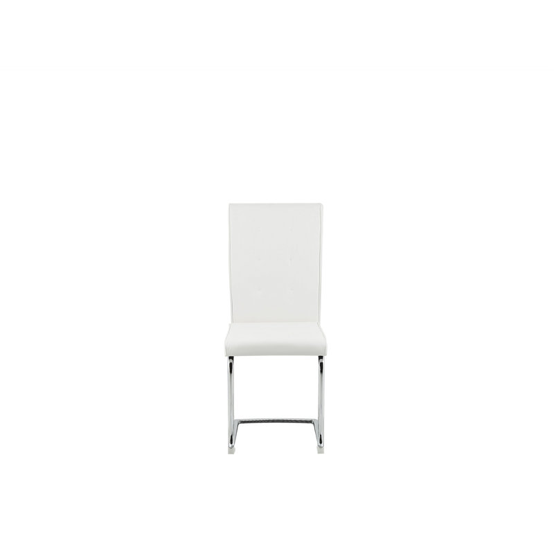 Encinal Upholstered Dining Chair, White