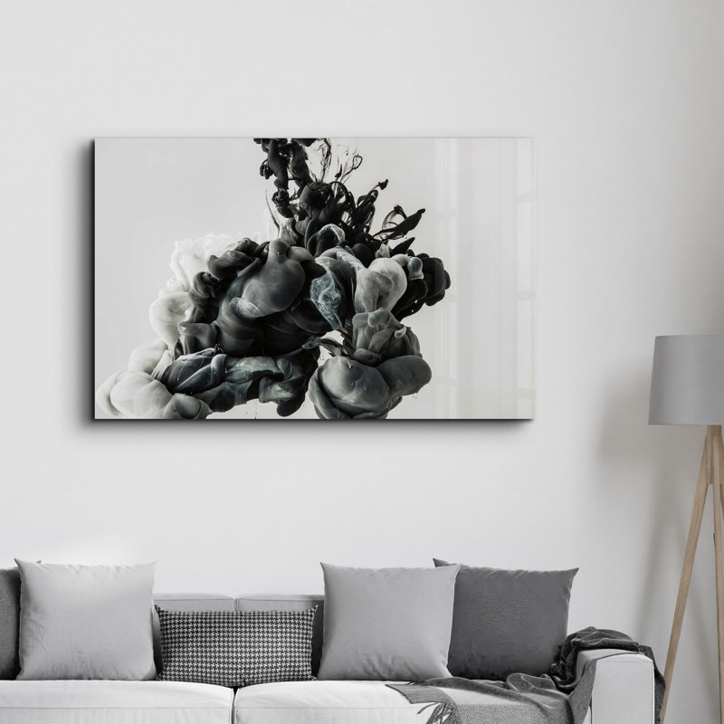 Peinture décorative en verre trempé