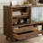 Retro storage cabinet organizer