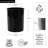 Plastic Round Utensil Storage Set-95818069