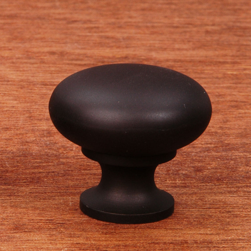 CK Series 1 1/4" Diameter Mushroom Knob, Oil Rubbed Bronze, 1.25" H x 1.25" W x 1.06" D