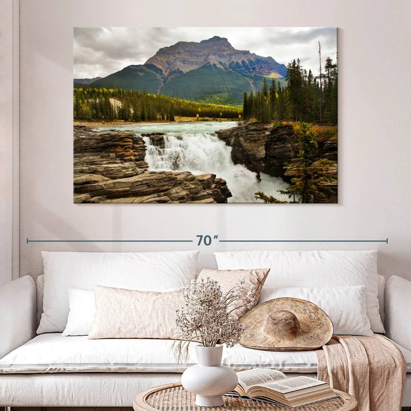 Cascades d'Alvord Sunwapta, H 34 po x l 51 po