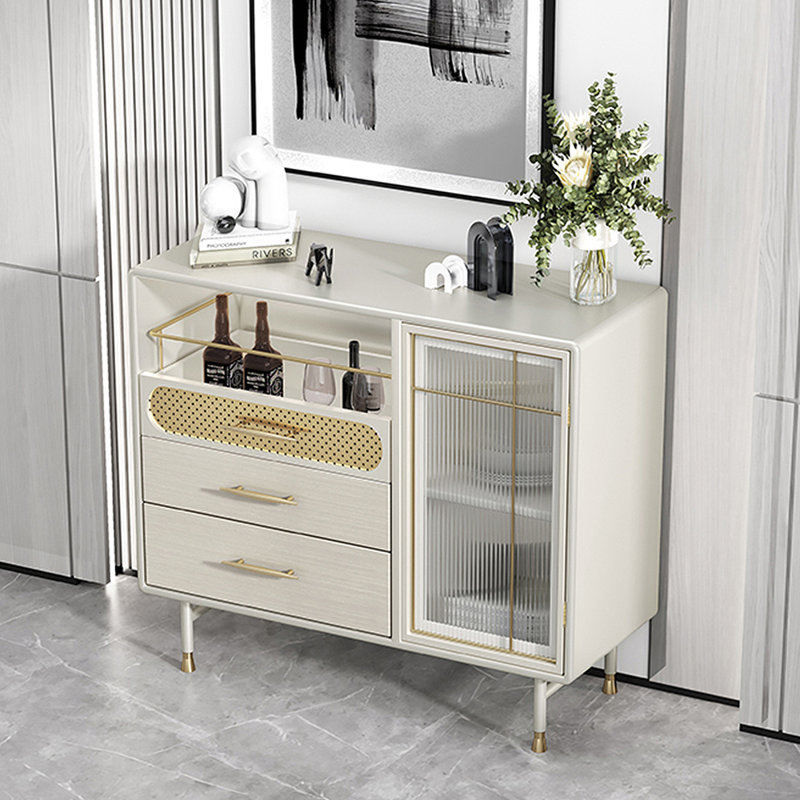 Light Luxury Style Simple Storage Cabinet, 33.46" H x 31.5" W x 15.75" D