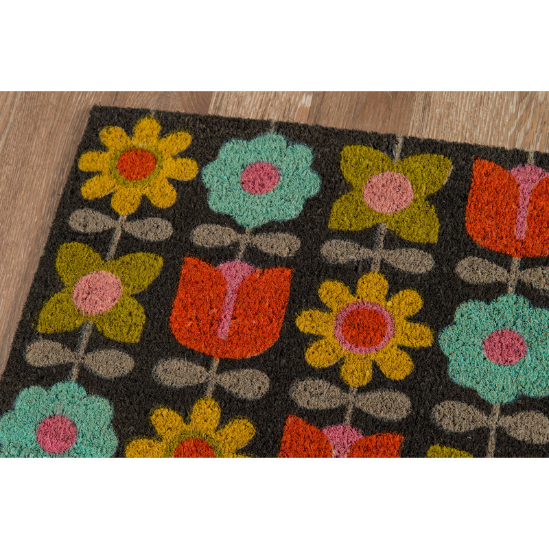 Tapis de porte d'extérieur 30 "x 18" Aisha