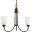 Gather 5 - Light Steel Dimmable Chandelier-1686868637-1838130754