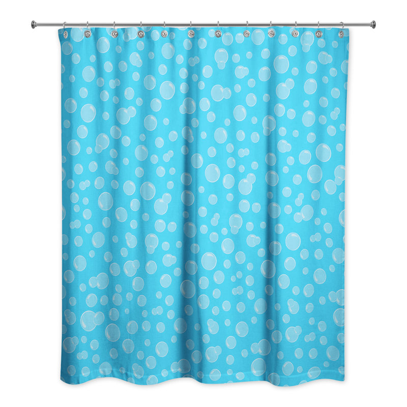 Rideau de douche simple bubbles Kennith