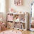 Bomeda 3-Tier Bookshelf Open Shelf Bookcase, White-848386352-848386359