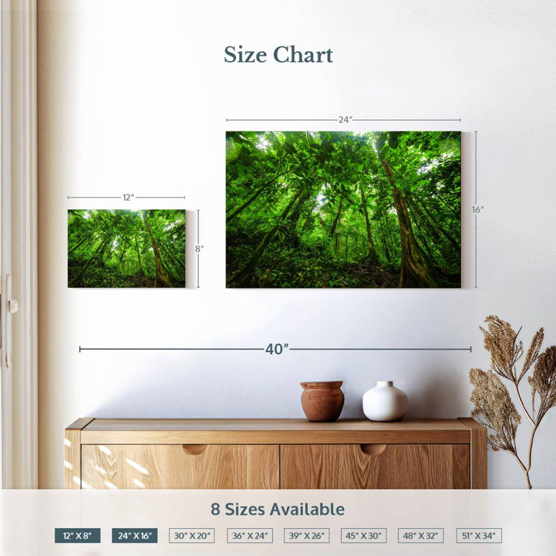 Alvord Basse-Terre Jungle, 16" H x 24" W