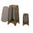 Metal Mesh Candle Lantern Set Of 2