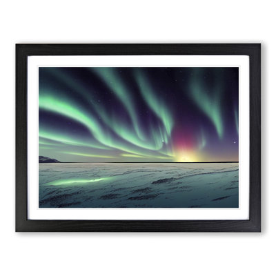 Effervescent Northern Lights - Single Picture Frame Painting