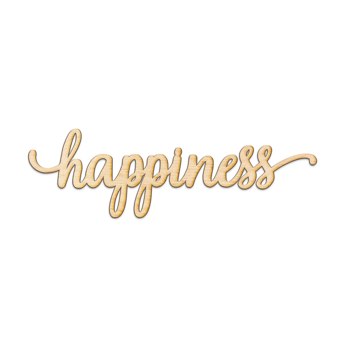 happiness written in cursive
