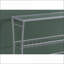 Table basse contemporaine en verre trempé transparent Pieds en métal argenté pour le salon, le canapé et le vestibule