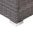 Burnese Square Glass Top Wicker Coffee Table-1110532149