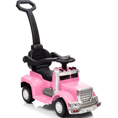 3 in 1 Toddler Push Car, Kids Ride on Toy for Toddler Aged 1-3 with Handle, Music