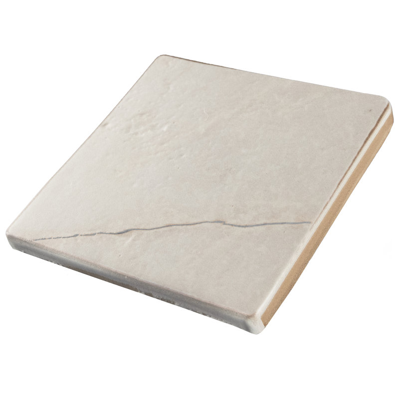 Istanbul 4-3/4 In. X 4-3/4 In. Porcelain Floor And Wall Tile, White/Gray