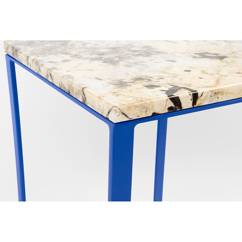 Achillefs Frame End Table, Blue