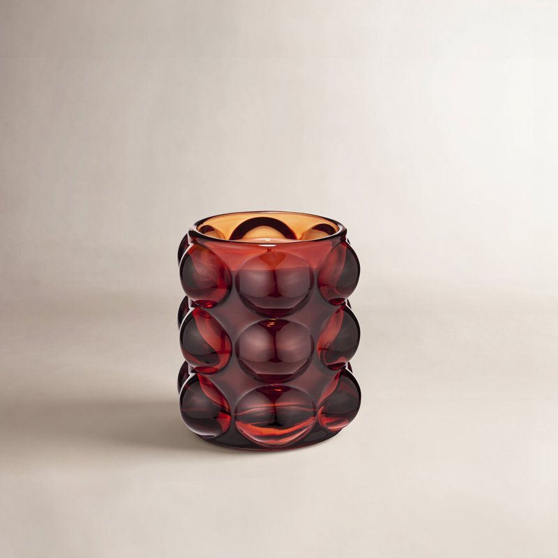 Gilded Citrus Bubble Glass Candle