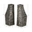 Serre-livres et vase à fleurs Modern Modern Textured Decorative