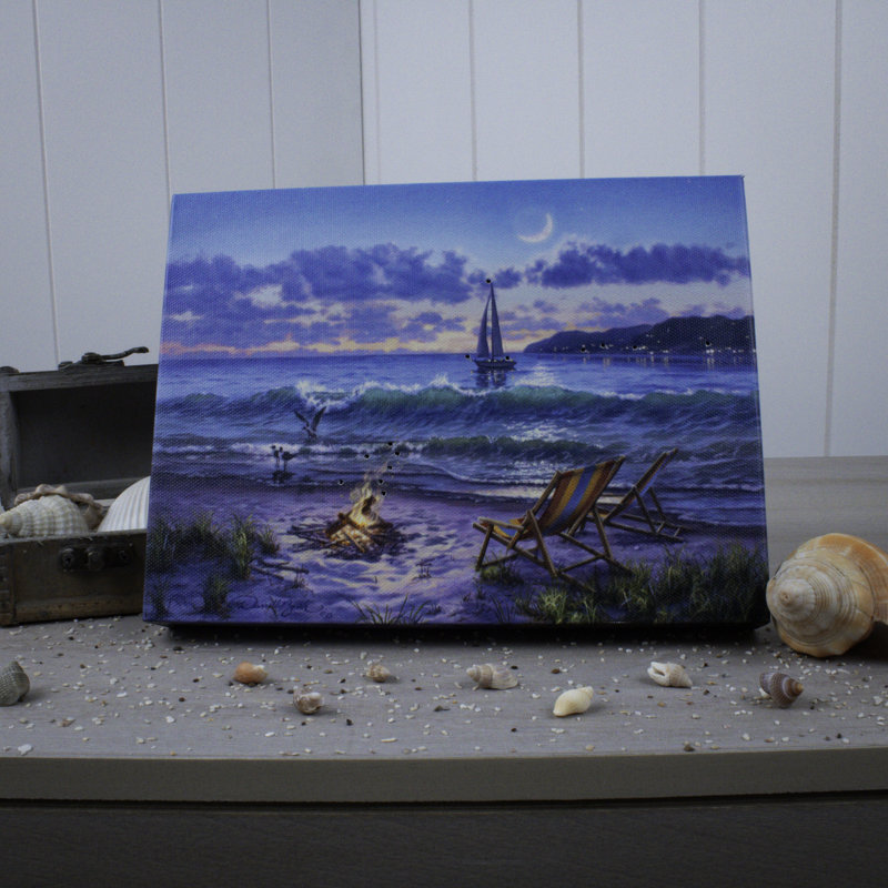 Magical Moonlight 8x6 Lighted Tabletop Canvas