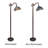 Walstonburg 61.9'' Dark Bronze Task Floor Lamp