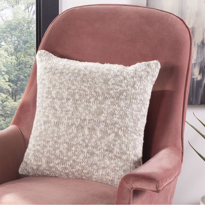 Panna Cotton Reversible Throw Pillow