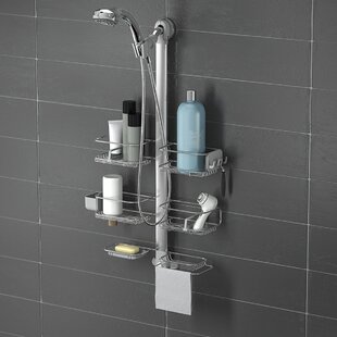 KOHLER 3-in H Screw Mount Stainless Steel Hanging Shower Caddy at