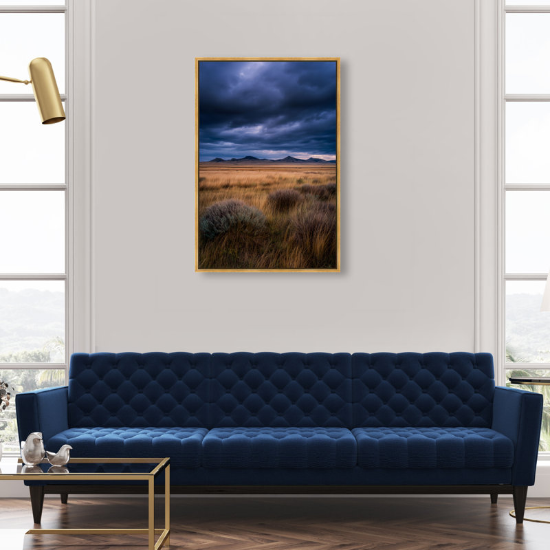 Dark Sky III Print by Oliver Gal, 37" H x 25" W, Gold Floater Frame