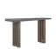 Console en placage de chêne de conception unique avec des formes latérales distinctives-118982992