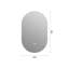 Miroir de salle de bain 48 po x 30 po à fixation murale à DEL avec écran tactile antibrouillard, miroir de coiffeur-28553516