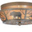 Rustic Lodge 2 - Light Flush Mount