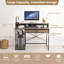 Abraam Metal Base Computer Desk