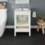 Meuble-lavabo en porcelaine encastrable l 24 po x P 18 po Eviva London-25180583-25180584