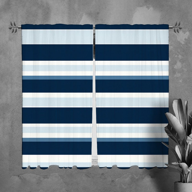 Paire de rideaux obscurcissant en polyester Vione, L 20 po x L 61 po