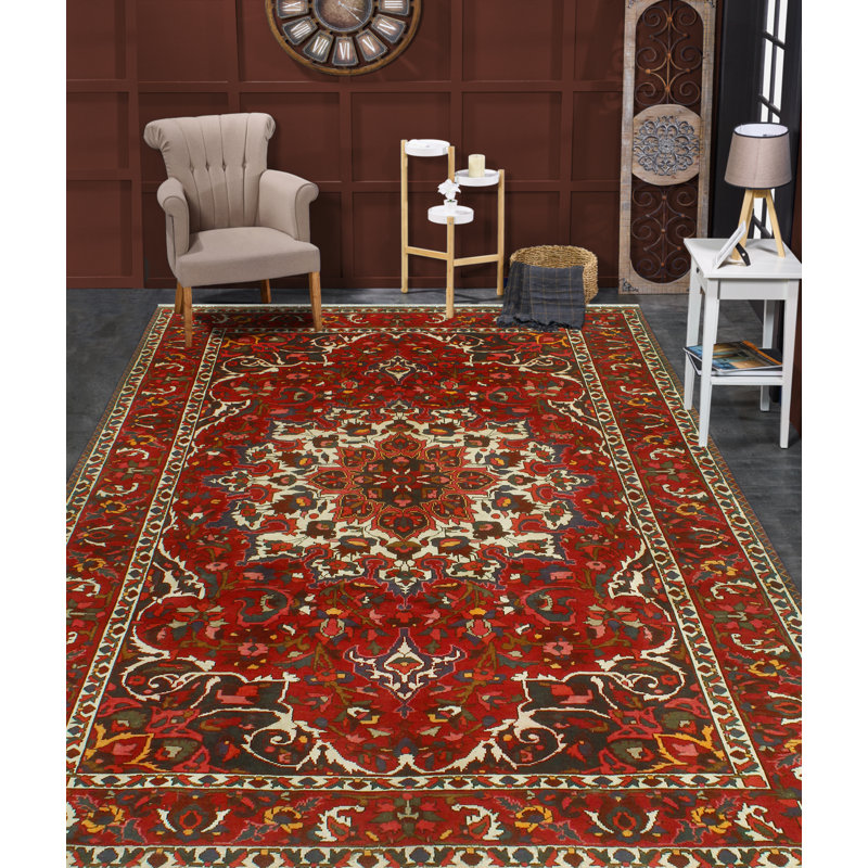 Gwender One-of-a-Kind 5'7" X 9'7" 1980s Wool Area Rug